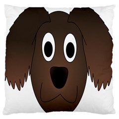 Dog Pup Animal Canine Brown Pet Standard Flano Cushion Case (two Sides) by Nexatart