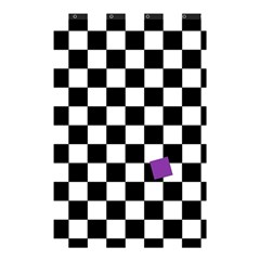 Dropout Purple Check Shower Curtain 48  X 72  (small)  by designworld65