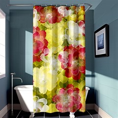 Flower Power Shower Curtain 36  X 72  (stall)  by designworld65