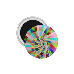 Irritation Funny Crazy Stripes Spiral 1 75  Magnets by designworld65