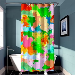 Colorful Summer Splash Shower Curtain 36  X 72  (stall)  by designworld65