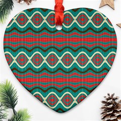 Ethnic Geometric Pattern Ornament (heart) by linceazul