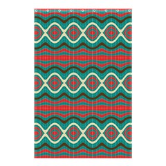 Ethnic Geometric Pattern Shower Curtain 48  X 72  (small)  by linceazul