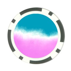 Ombre Poker Chip Card Guard by ValentinaDesign