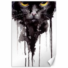 Angry Cat T Shirt Canvas 20  X 30   by AmeeaDesign