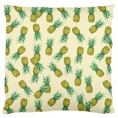 Pineapples Pattern Large Cushion Case (one Side) by Valentinaart