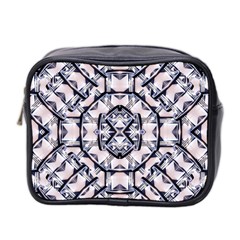 Futuristic Geo Print Mini Toiletries Bag 2-side by dflcprints