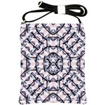 Futuristic Geo Print Shoulder Sling Bags Front