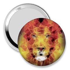 Fractal Lion 3  Handbag Mirrors by Nexatart