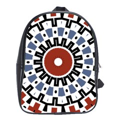 Mandala Art Ornament Pattern School Bag (xl) by Nexatart