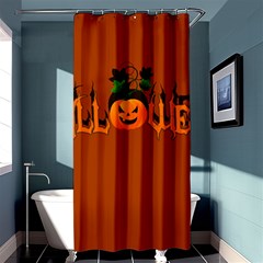 Halloween Shower Curtain 36  X 72  (stall)  by Valentinaart