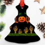 Halloween Christmas Tree Ornament (Two Sides) Front