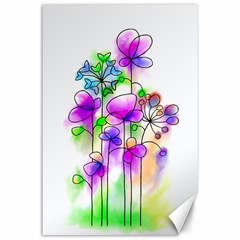 Flovers 23 Canvas 24  X 36  by JelinekDesign