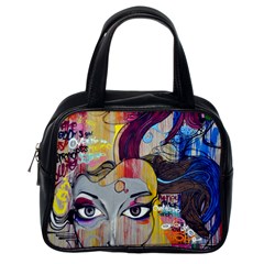 Graffiti Mural Street Art Painting Classic Handbags (one Side) by BangZart