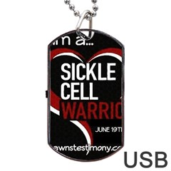 Warrior  Dog Tag Usb Flash (one Side) by shawnstestimony