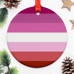 Lesbian Pride Flag Ornament (round) by Valentinaart