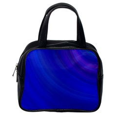 Blue Background Abstract Blue Classic Handbags (one Side) by Nexatart