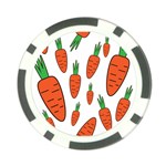Fruit Vegetable Carrots Poker Chip Card Guard Front