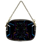 Seamless 3d Animation Digital Futuristic Tunnel Path Color Changing Geometric Electrical Line Zoomin Chain Purses (One Side)  Front