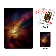 Sun Light Galaxy Playing Card by Mariart