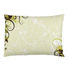 Flower Star Floral Green Camuflage Leaf Frame Pillow Case (two Sides) by Mariart