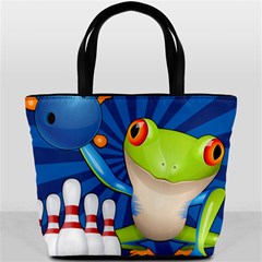 Tree Frog Bowling Bucket Bags by crcustomgifts