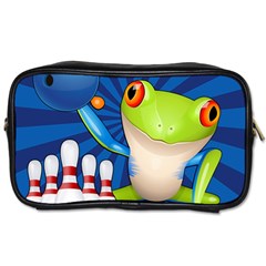 Tree Frog Bowling Toiletries Bags 2-side by crcustomgifts