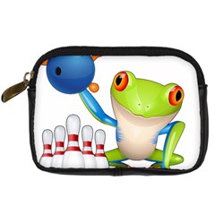 Tree Frog Bowler Digital Camera Cases by crcustomgifts