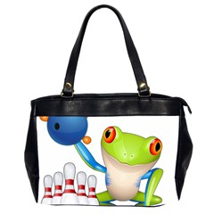 Tree Frog Bowler Office Handbags (2 Sides)  by crcustomgifts