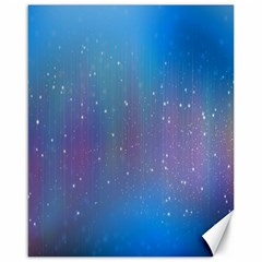 Rain Star Planet Galaxy Blue Sky Purple Blue Canvas 16  X 20   by Mariart