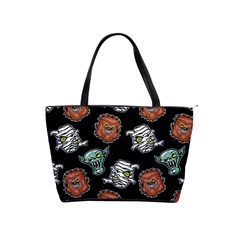 Pattern Halloween Werewolf Mummy Vampire Icreate Shoulder Handbags by iCreate