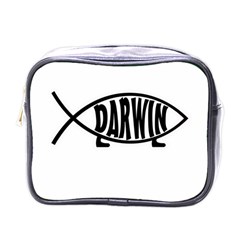 Darwin Fish Mini Toiletries Bags by Valentinaart