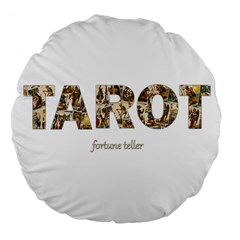 Tarot Fortune Teller Large 18  Premium Round Cushions by Valentinaart