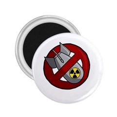 No Nuclear Weapons 2 25  Magnets by Valentinaart