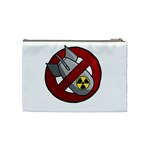 No nuclear weapons Cosmetic Bag (Medium)  Back