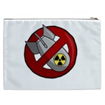 No nuclear weapons Cosmetic Bag (XXL)  Back