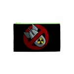 No nuclear weapons Cosmetic Bag (XS) Front