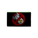 No nuclear weapons Cosmetic Bag (XS) Back