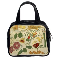 Floral Art Nouveau Classic Handbags (2 Sides) by NouveauDesign