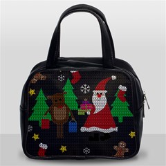 Ugly Christmas Sweater Classic Handbags (2 Sides) by Valentinaart