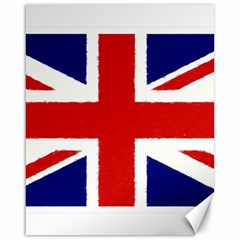 Union Jack Pencil Art Canvas 16  X 20   by picsaspassion