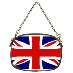 Union Jack Watercolor Drawing Art Chain Purses (one Side)  by picsaspassion