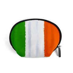 Flag Ireland, Banner Watercolor Painting Art Accessory Pouches (small)  by picsaspassion