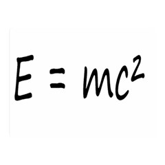 E=mc2 Gravity Formula Physics Double Sided Flano Blanket (mini)  by picsaspassion