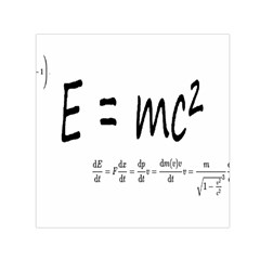 E=mc2 Formula Physics Relativity Small Satin Scarf (square) by picsaspassion