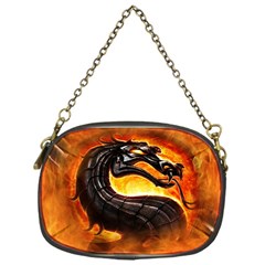 Dragon And Fire Chain Purses (one Side)  by Celenk