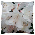 Floral Design White Flowers Photography Standard Flano Cushion Case (One Side) Front