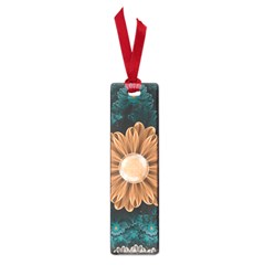 Beautiful Paradise Chrysanthemum Of Orange And Aqua Small Book Marks by jayaprime