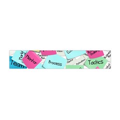 Stickies Post It List Business Flano Scarf (mini) by Celenk