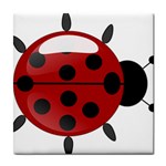 Ladybug Insects Colors Alegre Tile Coasters Front